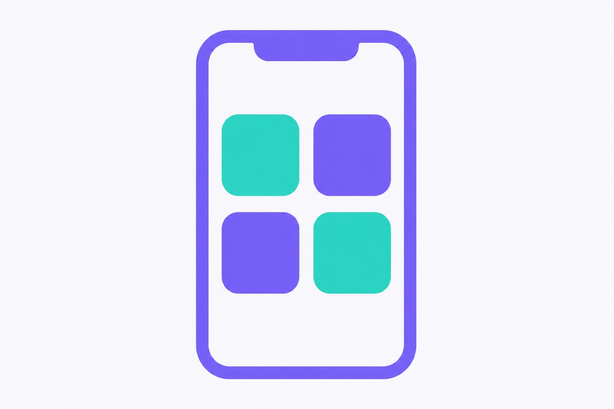 スマートフォンアプリ開発のイメージ